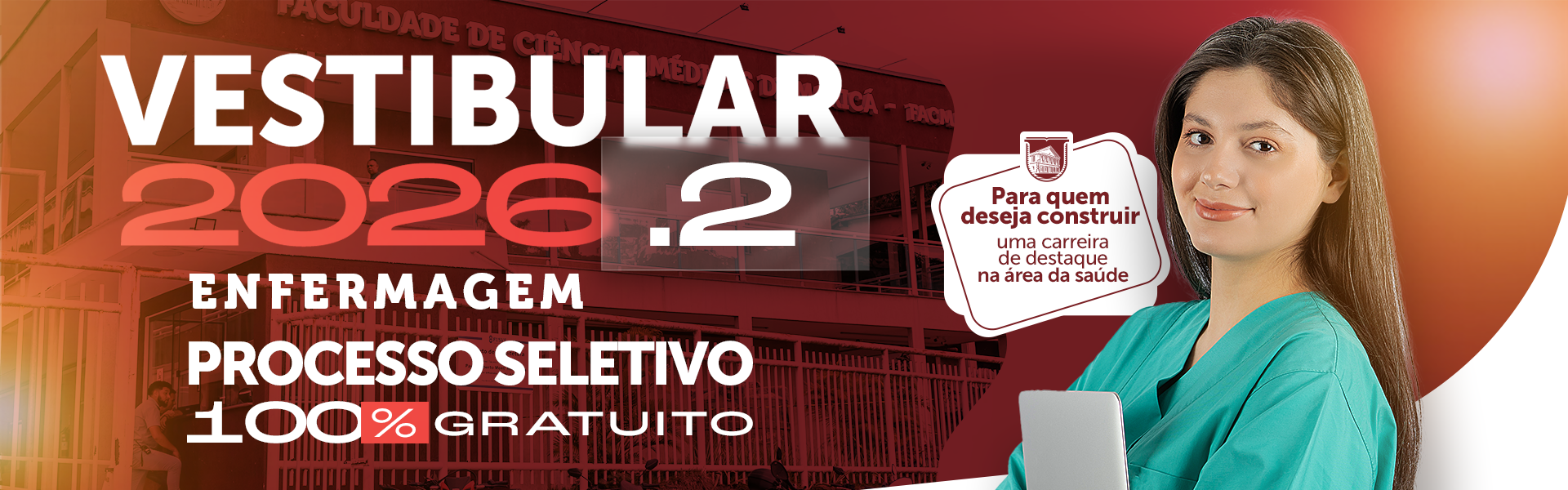 Vestibular enfermagem 2026.2